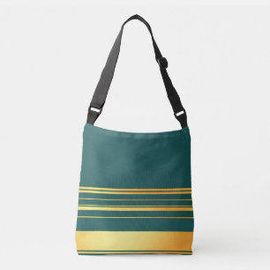 Bolso Cruzado Colección de textura de línea de lujo de color ver