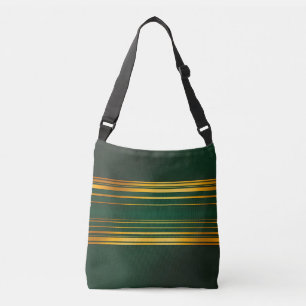 Bolso Cruzado Colección de Textura Green Gold de Linen Luxury