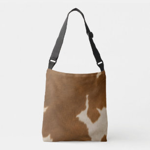 Bolso Cruzado Colección elegante de cuero falso de vaca moderna