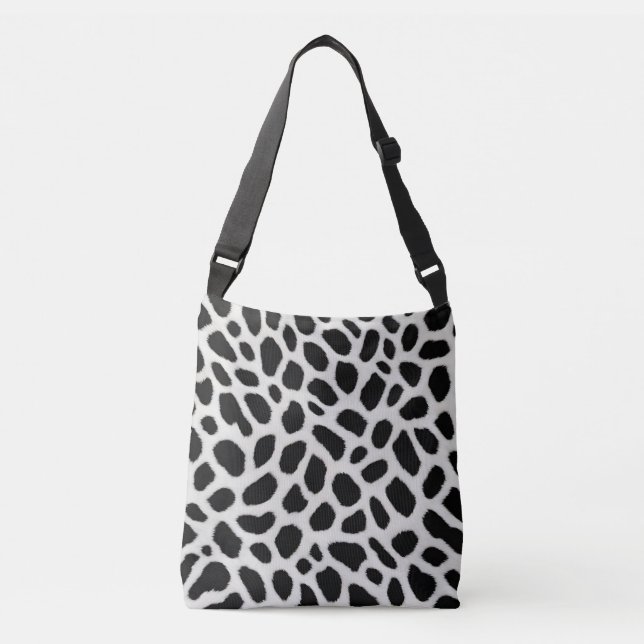 Bolso Cruzado Colección elegante de Leopardo Blanco de lujo (Anverso)