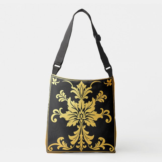 Bolso Cruzado Colección floral elegante de lujo (Anverso)