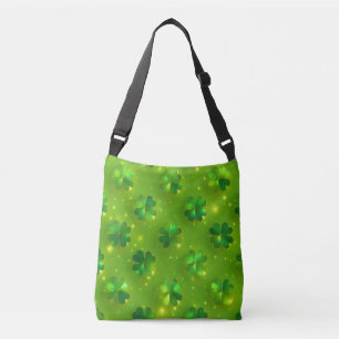 Bolso Cruzado Colección Green Modern St Patrick's Day Clover