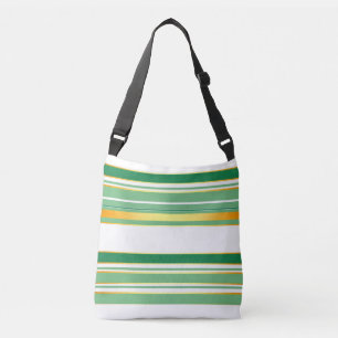 Bolso Cruzado Colección Linen Luxury Popular Green Gold Texture