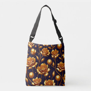 Bolso Cruzado Colección moderna Rosa Boho Gold de lujo