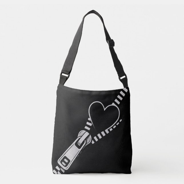 Bolso Cruzado Colección ZIP de arte de hadas (Anverso)