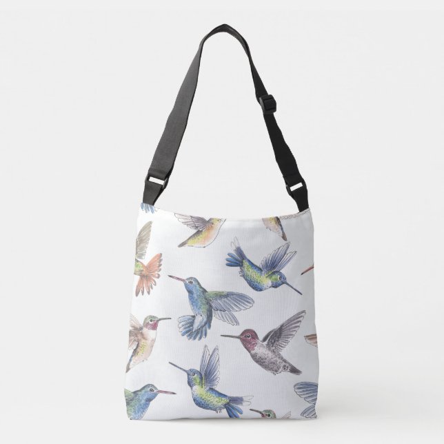 Bolso Cruzado Colibríes (Anverso)