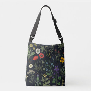 Bolso Cruzado Collage de flores silvestres