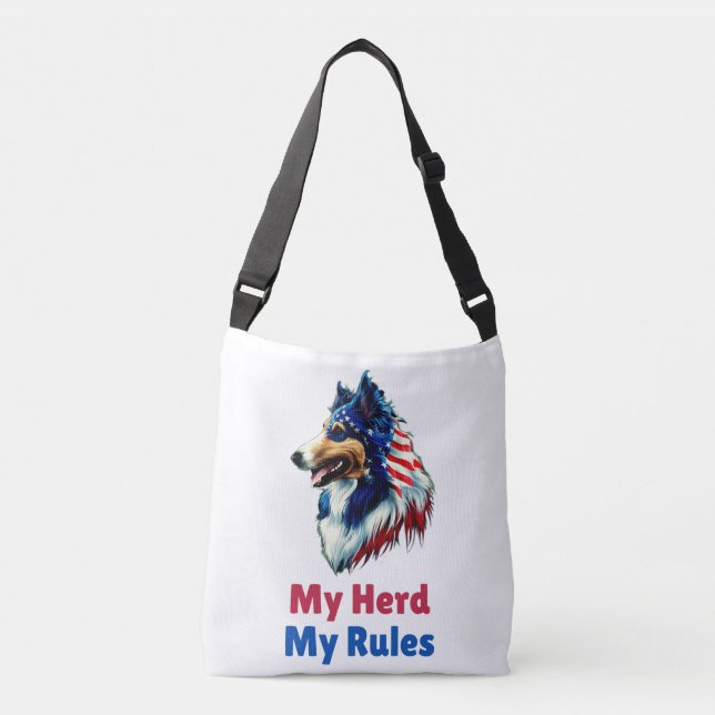 Bolso Cruzado Collie (Anverso)