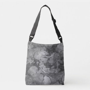 Bolso Cruzado Color acuarela gris de patrón sin fisuras + tus id