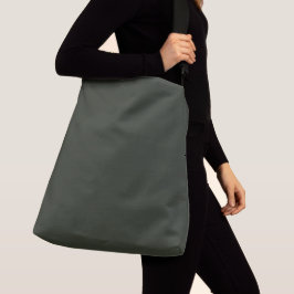 Bolso Cruzado Color de la plancha de color sólido de oliva negra