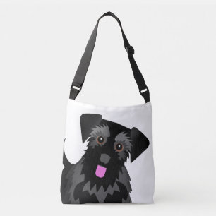 Bolso Cruzado Color del Personalizado de Schnauzer mate