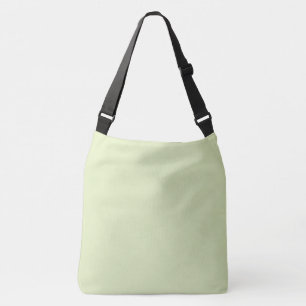 Bolso Cruzado Color en blanco sólido verde del té
