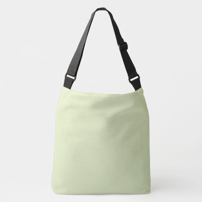 Bolso Cruzado Color en blanco sólido verde del té (Anverso)