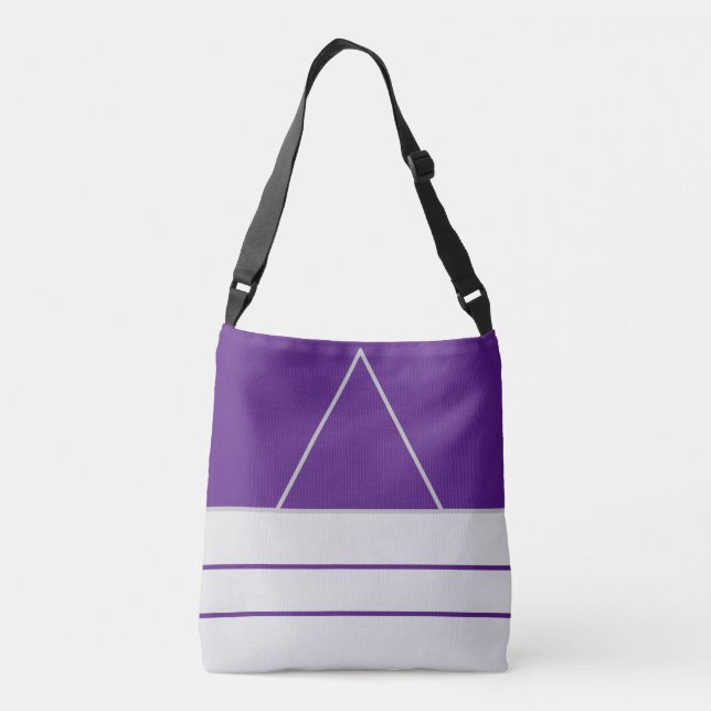 Bolso Cruzado Color Purpul (Reverso)