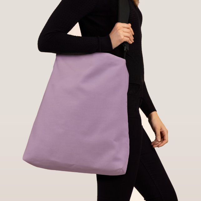 Bolso Cruzado Color sólido en blanco Puce (Detalle)