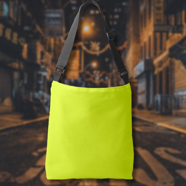 Bolso Cruzado Color sólido Neon Chartreuse | Clásica (Subido por el creador)