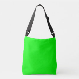 Bolso Cruzado Color sólido verde neotelítrico | Clásica