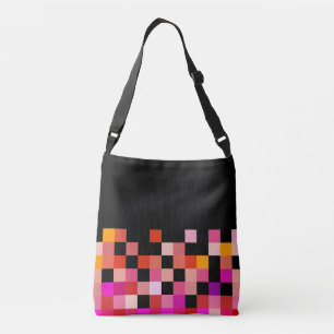 Bolso Cruzado Colores atrevidos, buen diseño gráfico