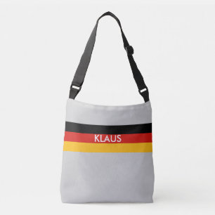 Bolso Cruzado COLORES DE BANDERA ALEMANA + tus ideas