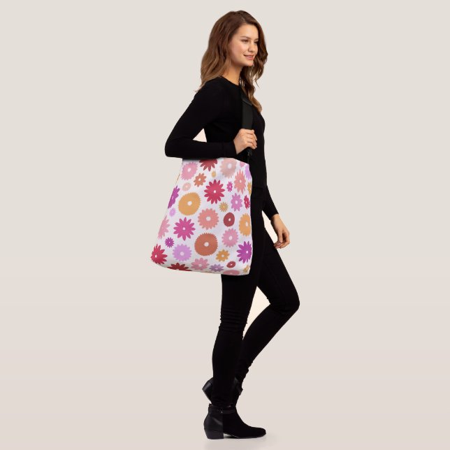 Bolso Cruzado Colorful Blooms Large Pattern (Puesto)