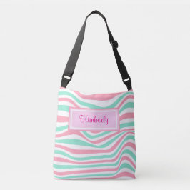 Bolso Cruzado Colorful Wavy with Name 
