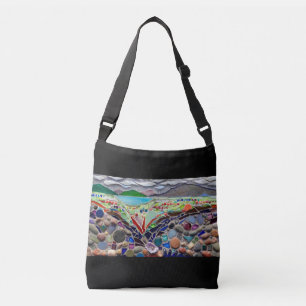 Bolso Cruzado Colorido Lago Mosaico