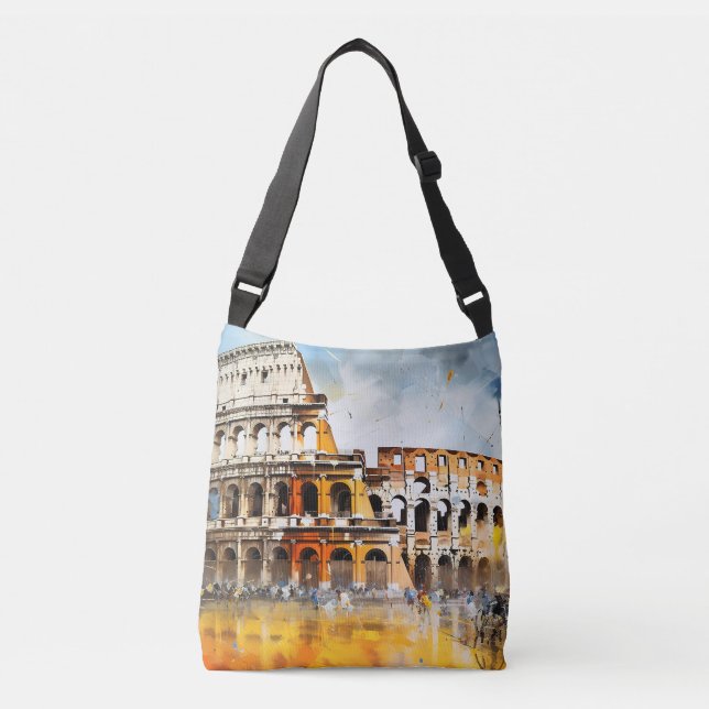 Bolso Cruzado Colosseo Roma Italia (Anverso)