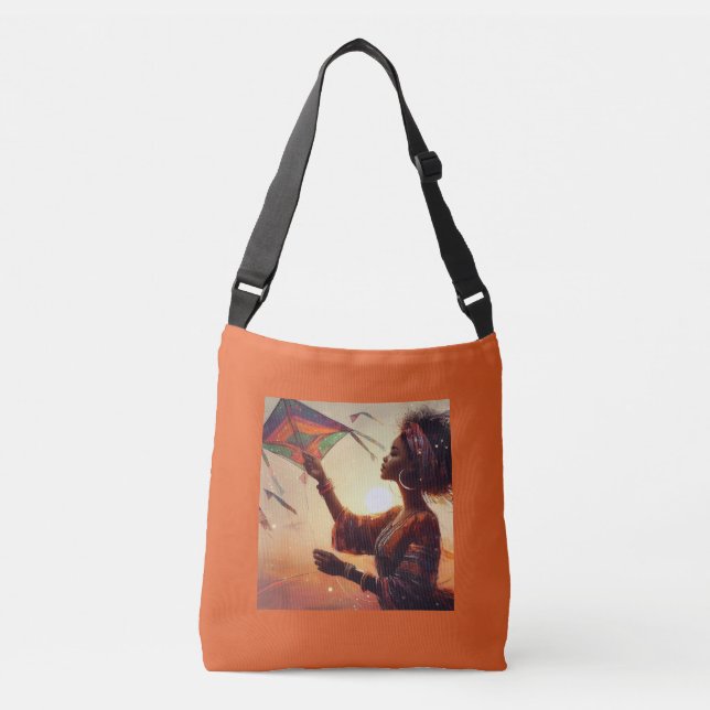 Bolso Cruzado Cometa volando 2 (Anverso)