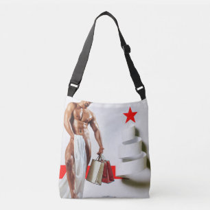 Bolso Cruzado Compras navideñas de SlipperyJoe's en espiral de p