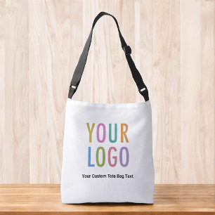 Bolso cruzado con logotipo a doble cara personaliz