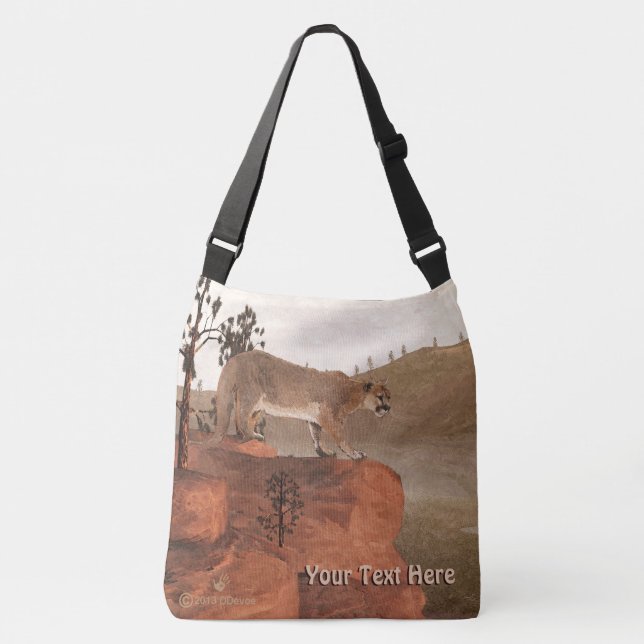 Bolso Cruzado Concentración - Cougar (Anverso)