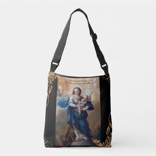 Bolso Cruzado Concepción inmaculada (Anverso)