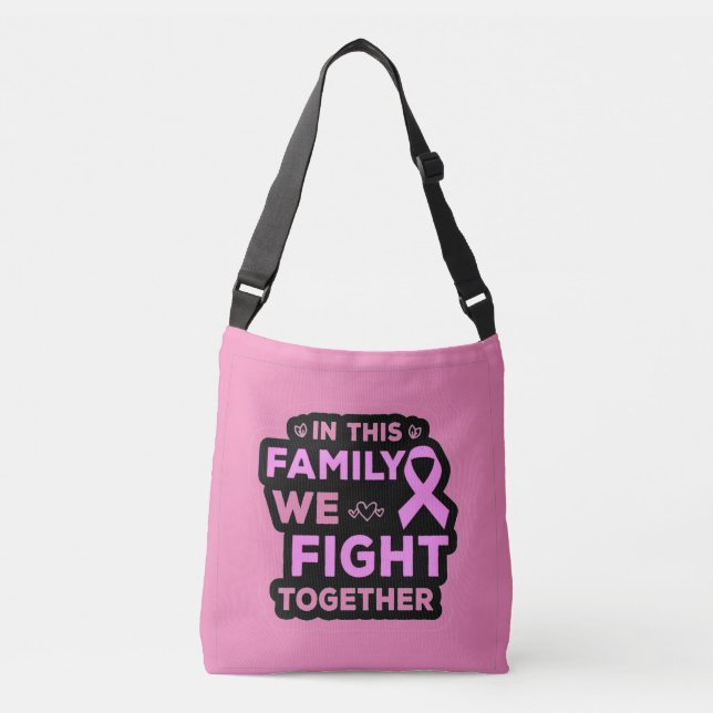 Bolso Cruzado Conciencia sobre el cáncer de mama (Anverso)
