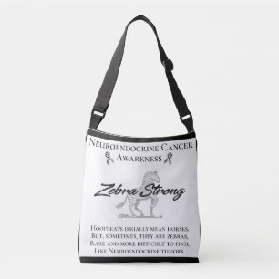 Bolso Cruzado Conciencia sobre el cáncer neuroendocrino Cebra F