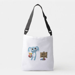Bolso Cruzado Conejito de Pascua desea Feliz Pascua