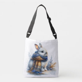 Bolso Cruzado Conejo de conejo de invierno acogedor