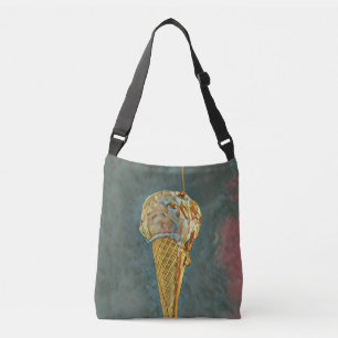 Bolso Cruzado Cono de helado de chocolate fundido