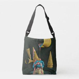 Bolso Cruzado Cono de helado de fresa