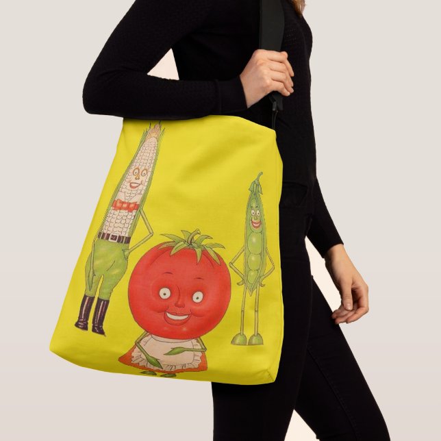 Bolso Cruzado Conozca las verduras (Detalle)