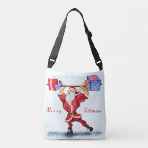 Bolso Cruzado Constructor de cuerpos Santa Claus con regalos de 