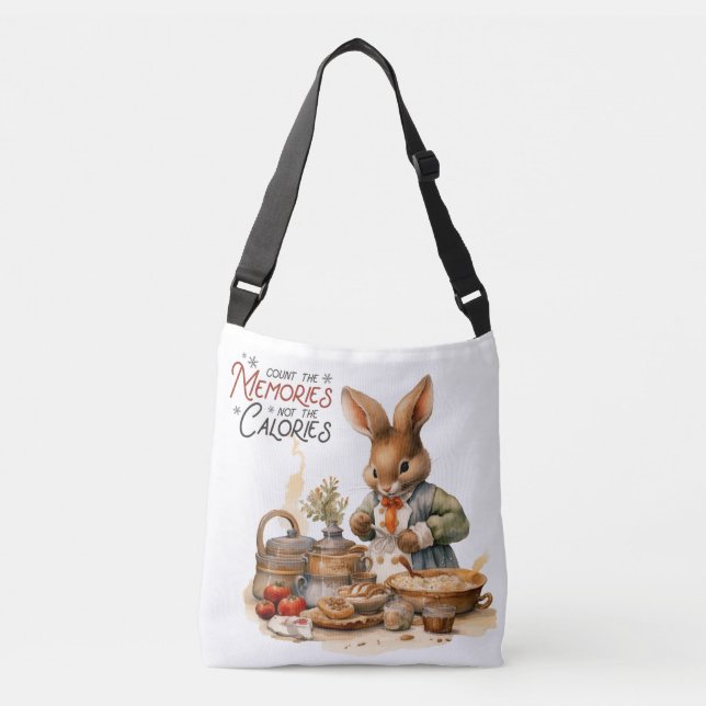 Bolso Cruzado Contar los Recuerdos no las calorías (Anverso)