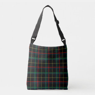 Bolso Cruzado controles elegantes de la tela escocesa