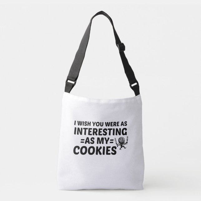 BOLSO CRUZADO COOKIES INTERESANTES COMO USTED (Anverso)