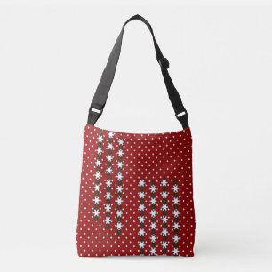 Bolso Cruzado Copos de nieve de invierno