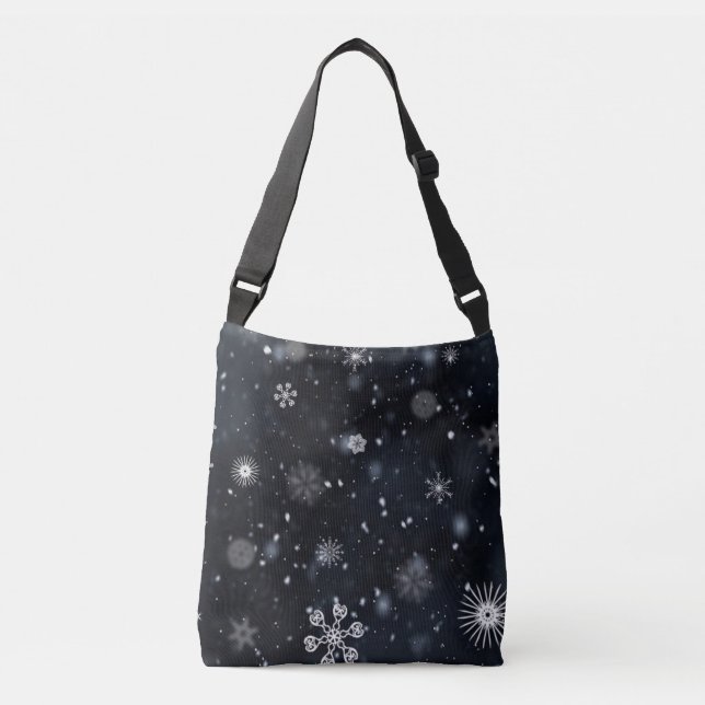 Bolso Cruzado Copos de nieve perfectos para las vacaciones de lo (Anverso)