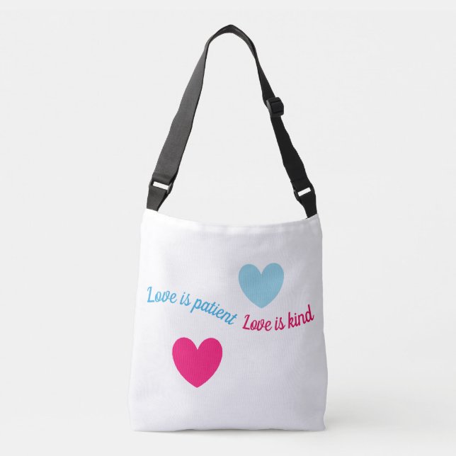 Bolso Cruzado Corazón de amor (Anverso)