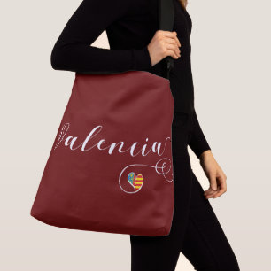 Bolso Cruzado Corazón de la Bandera Valenciana, Valencia, España