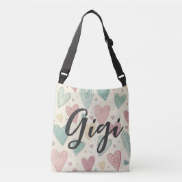 Bolso Cruzado Corazón Encantador Doodle GiGi