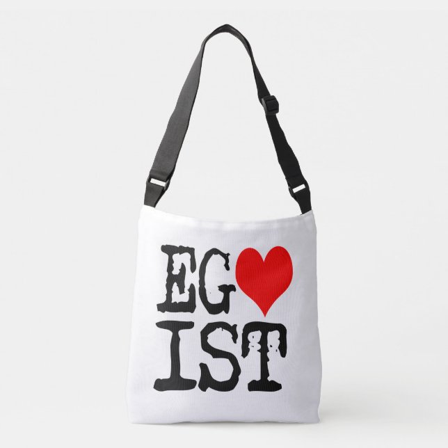 Bolso Cruzado Corazón Rojo Egoista (Anverso)