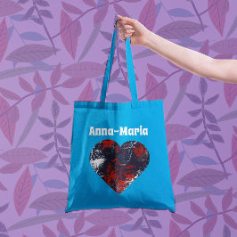 Bolso Cruzado Corazón Turbulento-Arte Gótico Oscuro y Melancólic